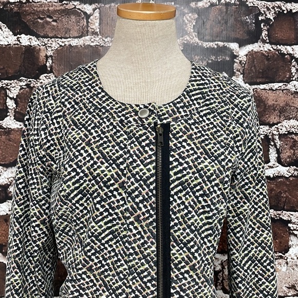 CAbi Jacket Blazer Cliffside Moto Zipper Size Medium - Picture 4 of 14